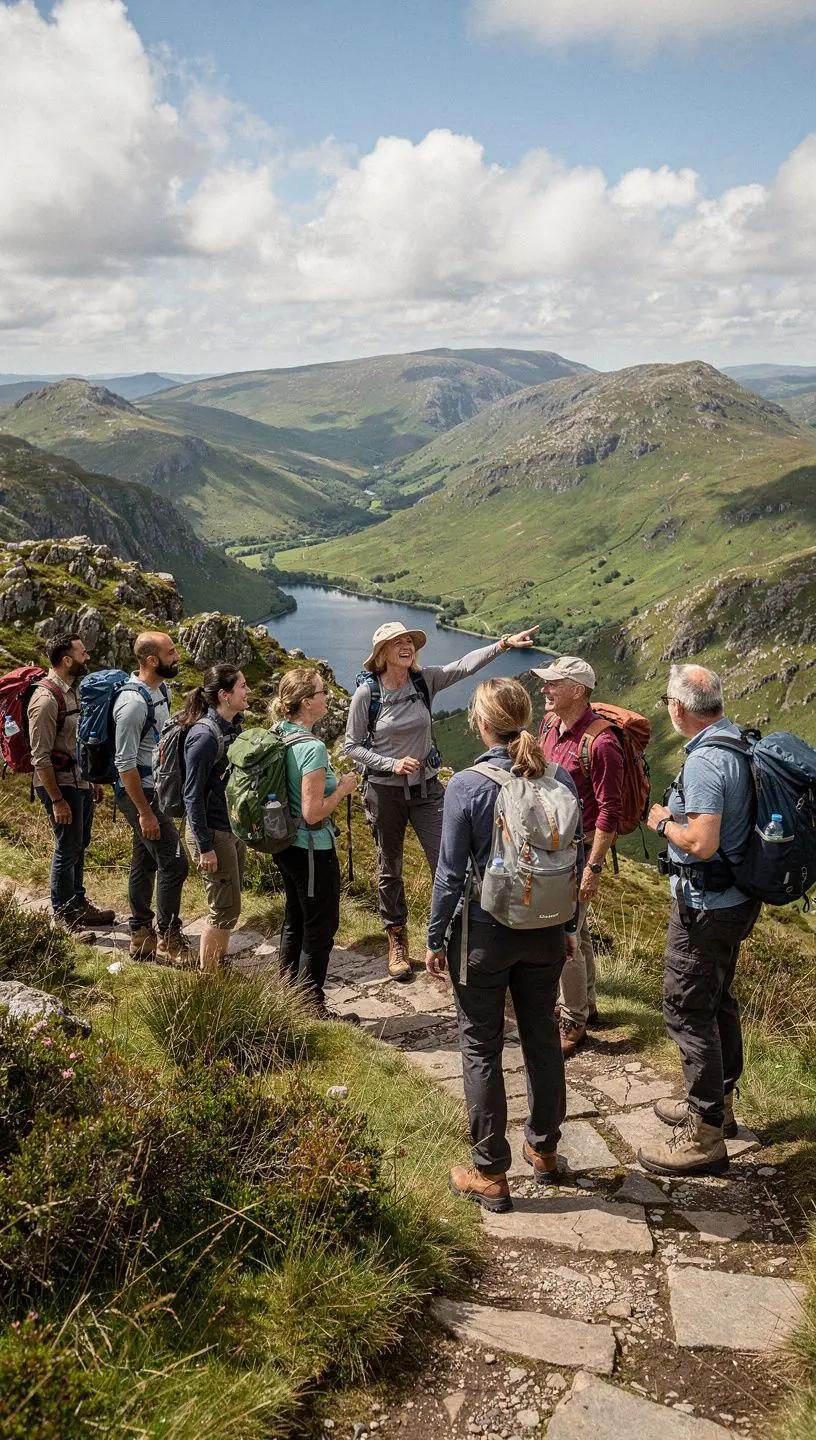 Scenic trails in Ireland for walking and cycling